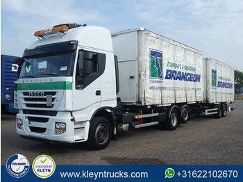 Containertransporter/ wissellaadbak vrachtwagen Iveco AS440S45 STRALIS eev 6x2 intarder
