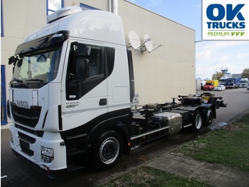 Containertransporter/ wissellaadbak vrachtwagen Iveco Stralis AS260S48Y/FPCM