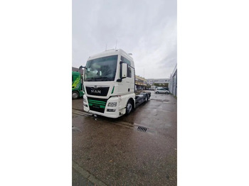 Containertransporter/ Wissellaadbak vrachtwagen MAN 460 FLL BDF 6x2 Volum WANTEC Mulltiw.Lenkachse E6