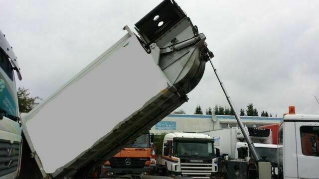 Containertransporter/ Wissellaadbak vrachtwagen Mercedes ACTROS 2541 L Seitenlader Rechtsl. EU 5