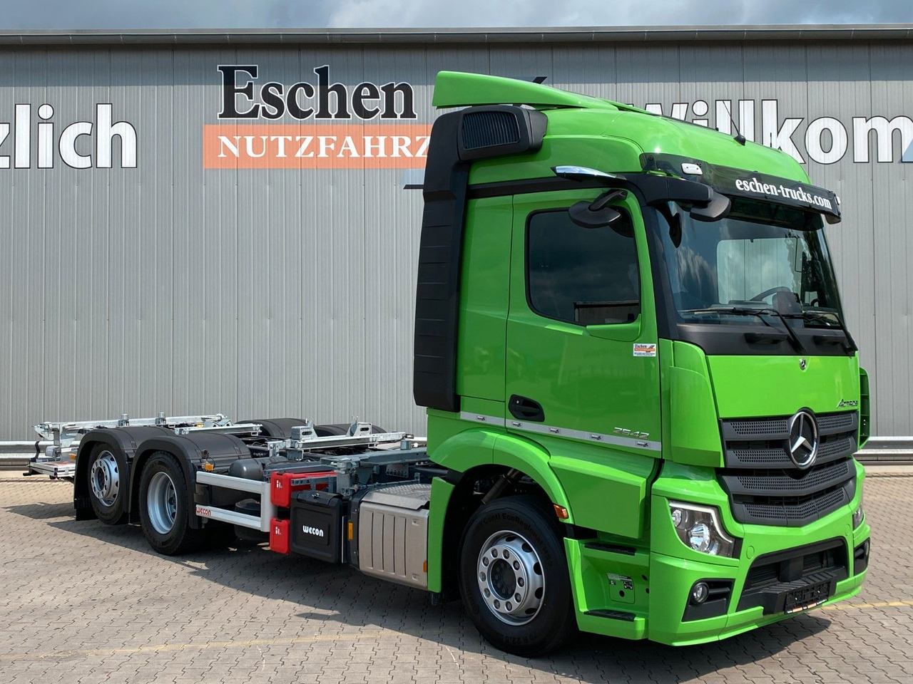 Containertransporter/ Wissellaadbak vrachtwagen Mercedes-Benz Actros MP5 2542 L BDF | Lift/Lenk*LBW*MirrorCam