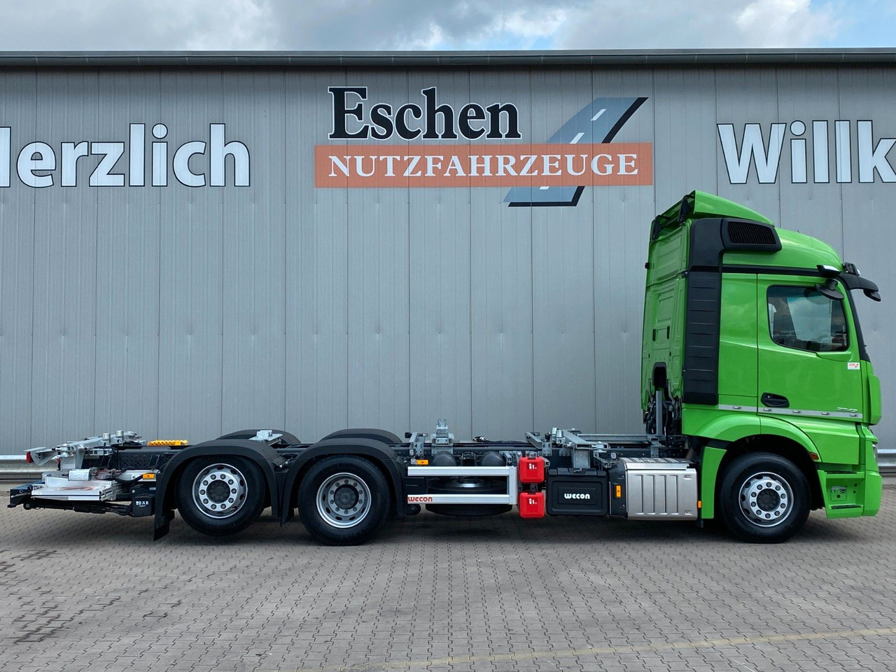Containertransporter/ Wissellaadbak vrachtwagen Mercedes-Benz Actros MP5 2542 L|OHNE EZ*Lenkachse*Ladebordwand