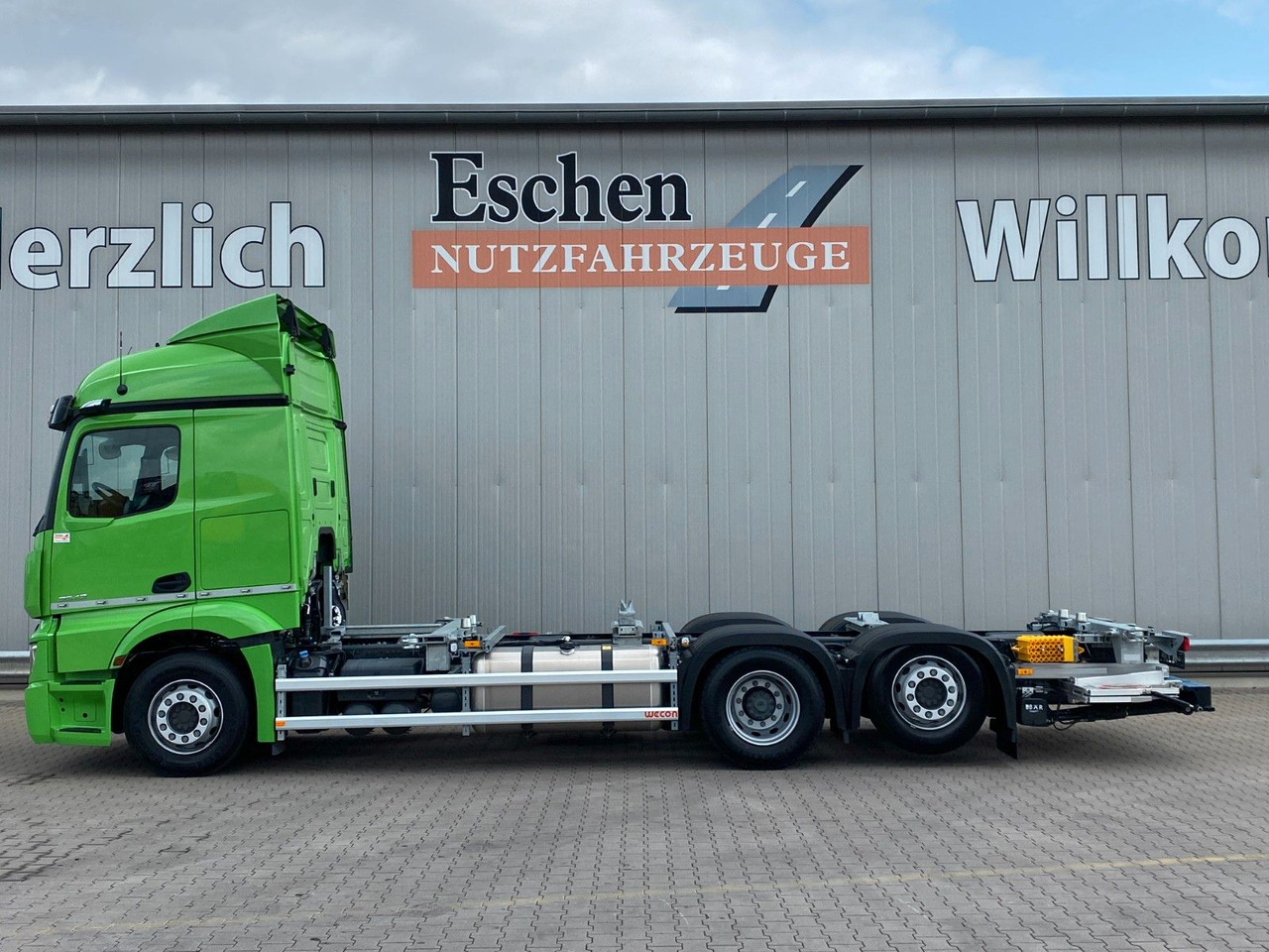 Containertransporter/ Wissellaadbak vrachtwagen Mercedes-Benz Actros MP5 2542 L|OHNE EZ*Lenkachse*Ladebordwand