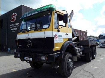 Containertransporter/ wissellaadbak vrachtwagen Mercedes-Benz S 2628 6x6 belgium truck