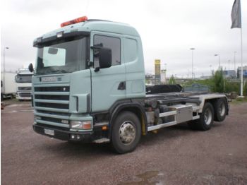 Containertransporter/ wissellaadbak vrachtwagen SCANIA R 144 GB 460