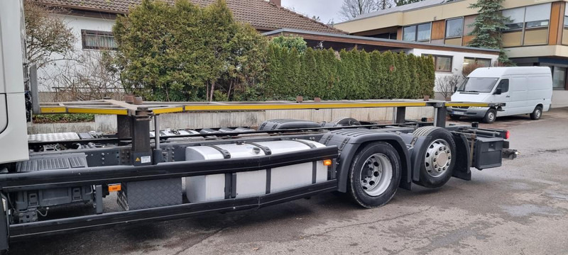 Containertransporter/ Wissellaadbak vrachtwagen Scania 6X2 BDF Intarder Lenkachse VANTEC hyd Hubr