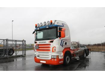 Containertransporter/ wissellaadbak vrachtwagen Scania R560 LB 6X2 4 MNB