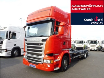 Containertransporter/ wissellaadbak vrachtwagen Scania R 410 LB6X2MLB