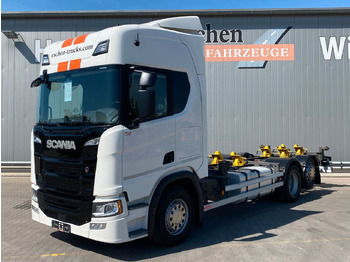 Containertransporter/ Wissellaadbak vrachtwagen  Scania R 450 B 6x2*4 BDF|Retarder*AHK*Lift*SDG Wechsler