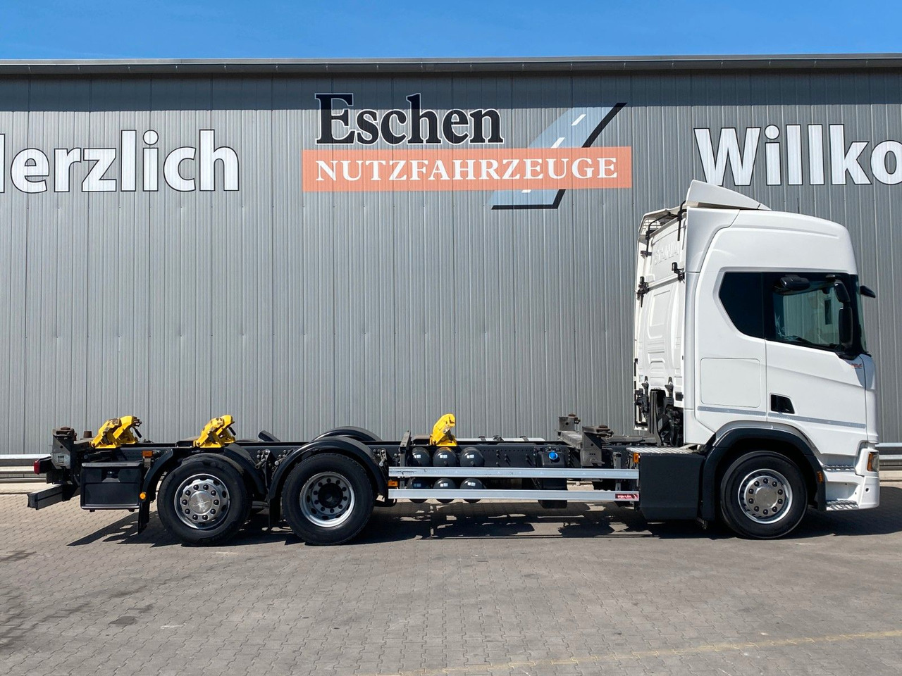 Containertransporter/ Wissellaadbak vrachtwagen Scania R 450 B 6x2*4 BDF|Retarder*AHK*Lift*SDG Wechsler