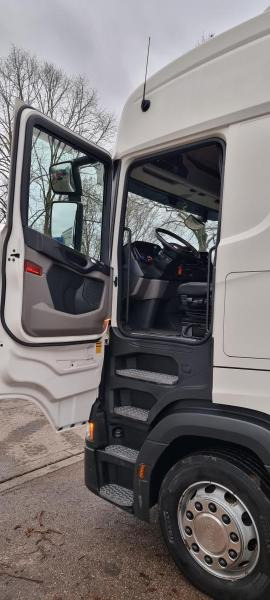 Containertransporter/ Wissellaadbak vrachtwagen Scania S 410 6X2 BDF Intarder Lenkachse VANTEC hyd Hubr