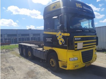 Containertransporter/ Wissellaadbak vrachtwagen DAF 105 XF 510 SSC 8X2: afbeelding 1