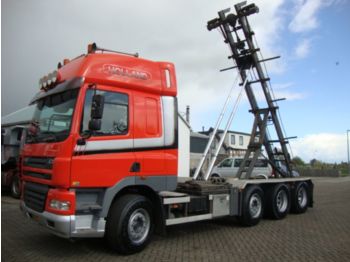 Containertransporter/ Wissellaadbak vrachtwagen DAF 85 430PK 8X2: afbeelding 1