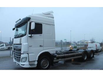 Containertransporter/ Wissellaadbak vrachtwagen DAF FAS XF480Z 6x2 Euro 6: afbeelding 1