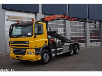 Portaalarmsysteem vrachtwagen DAF FAT 85 CF 340 6x4 Palfinger 12 ton/meter laadkraan: afbeelding 1