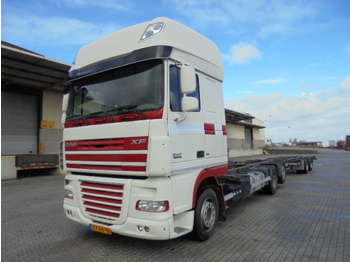 Containertransporter/ Wissellaadbak vrachtwagen DAF XF105-410 SSC MANUAL: afbeelding 1