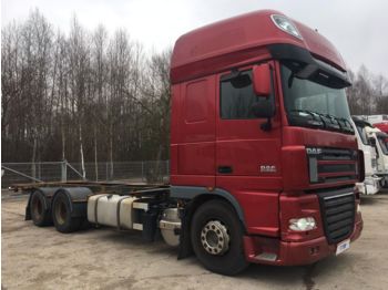 Containertransporter/ Wissellaadbak vrachtwagen DAF XF105 RETARDER: afbeelding 1