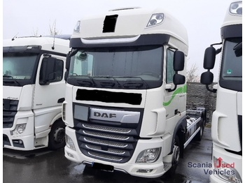 Containertransporter/ Wissellaadbak vrachtwagen DAF XF450 SDG Rahmen Standklima Standard: afbeelding 1