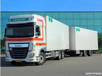 Koelwagen vrachtwagen DAF XF460 FAR SSC EURO 6 6X2 TOP CONDITION 50 CC FRIGO COMBI: afbeelding 1