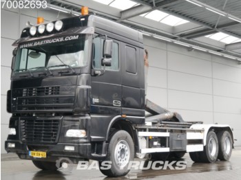 Containertransporter/ Wissellaadbak vrachtwagen DAF XF95.430 6X2 Intarder Liftachse Steelsuspension Robson-Drive Euro 3 NL-Truck: afbeelding 1