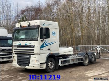 Containertransporter/ Wissellaadbak vrachtwagen DAF XF 105.460 6x2 - Euro 5 - Retarder - BDF: afbeelding 1