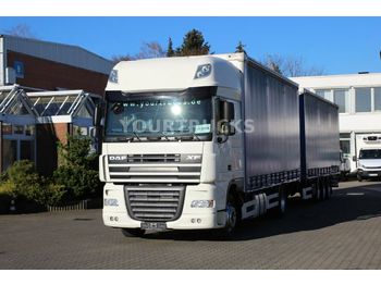 Schuifzeilen vrachtwagen DAF XF 105.460 SSC Retarder/2Tank/Edscha/Plane ZUG!: afbeelding 1