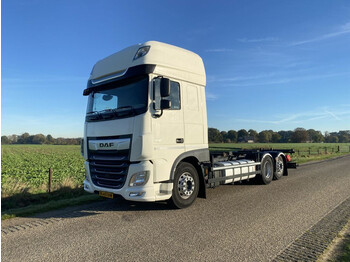 Containertransporter/ Wissellaadbak vrachtwagen DAF XF 106.450 | 6x2 FAR | FULL AIR !!! | BDF SYSTEM | RETARDER | TOP CONDITION: afbeelding 1