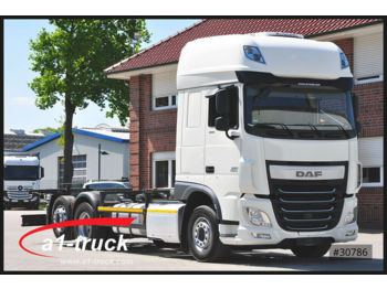 Containertransporter/ Wissellaadbak vrachtwagen DAF XF 106.460 SSC, BDF, Intarder, Euro6: afbeelding 1