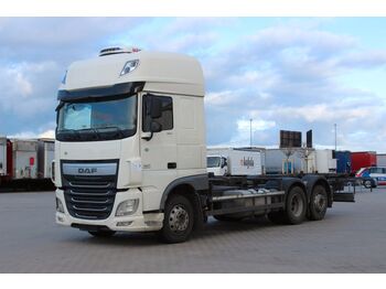 Containertransporter/ Wissellaadbak vrachtwagen DAF XF 460 FAR, 6X2, BDF, DIESEL/CNG: afbeelding 1