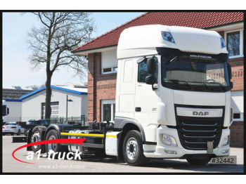Containertransporter/ Wissellaadbak vrachtwagen DAF XF 460 FAR Multiwechsler C 7.45 / 7.82 2x AHK,: afbeelding 1