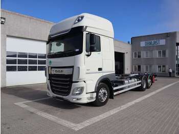 Containertransporter/ Wissellaadbak vrachtwagen DAF XF 480 FAR: afbeelding 1