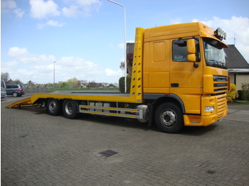 Autovrachtwagen vrachtwagen DAF xf460 oprijbak en lier: afbeelding 1