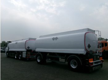 Tankwagen voor het vervoer van brandstoffen D.A.F. CF 85.410 6x2 fuel tank 20.8 m3 / 4 comp + Stokota drawbar tanker 22 m3 / 2 comp: afbeelding 4