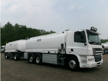 Tankwagen voor het vervoer van brandstoffen D.A.F. CF 85.410 6x2 fuel tank 20.8 m3 / 4 comp + Stokota drawbar tanker 22 m3 / 2 comp: afbeelding 2