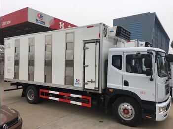 Nieuw Veewagen vrachtwagen voor het vervoer van dieren Dongfeng  185 Horsepower Livestock Poultry Pig Animal Transport Truck With Tail Board: afbeelding 1