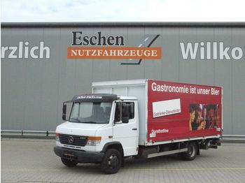 Drankenwagen vrachtwagen Mercedes-Benz 818 D Vario, Böse Schwenkwand, LBW