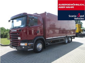 Drankenwagen vrachtwagen Scania G320LB6X24MNB / Schwenkwandkoffer / Getränkekoffer
