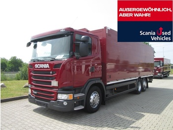 Drankenwagen vrachtwagen Scania G320LB6X24MNB / Schwenkwandkoffer / Getränkekoffer