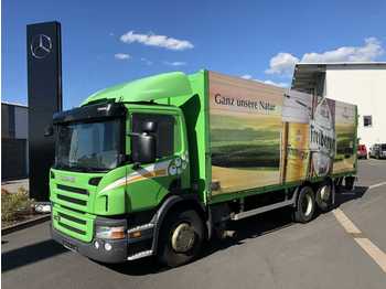 Drankenwagen vrachtwagen Scania P320DB 6x2 Getränkefahrzeug LBW 2x AHK
