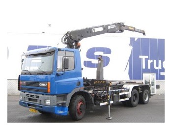 Containertransporter/ Wissellaadbak vrachtwagen Ginaf M 3132-S mit Jonsered 2190: afbeelding 1