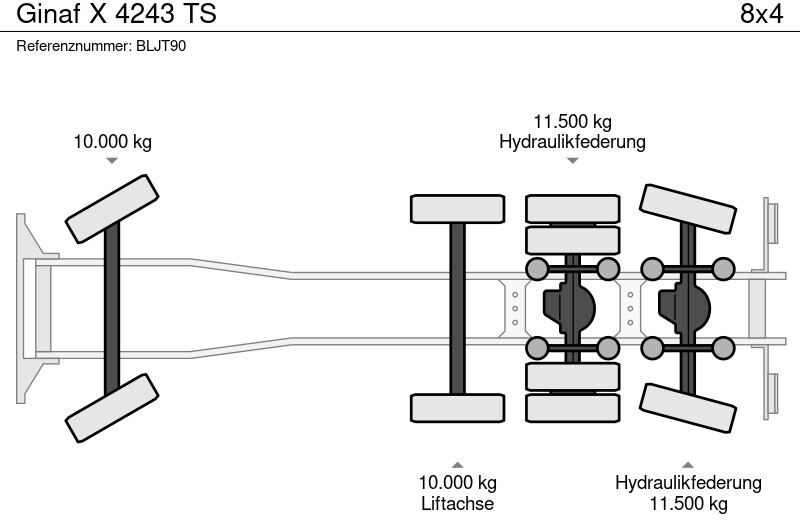 Kabelsysteem truck Ginaf X 4243 TS: afbeelding 6