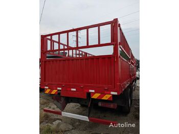 Vrachtwagen met open laadbak HOWO 8x4 drive 12 wheel general cargo stake truck flat bed: afbeelding 3