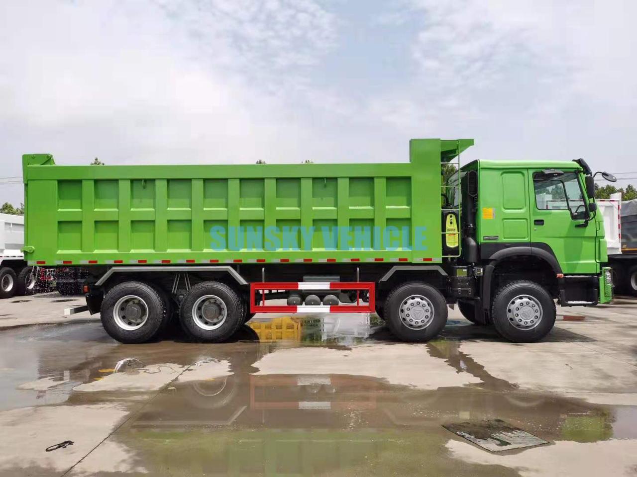 Nieuw Kipper vrachtwagen voor het vervoer van bulkgoederen HOWO Brand New 8X4 400HP Tipper Truck: afbeelding 8