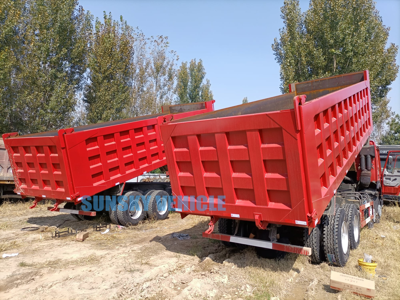 Nieuw Kipper vrachtwagen voor het vervoer van bulkgoederen HOWO Brand New 8X4 400HP Tipper Truck: afbeelding 5