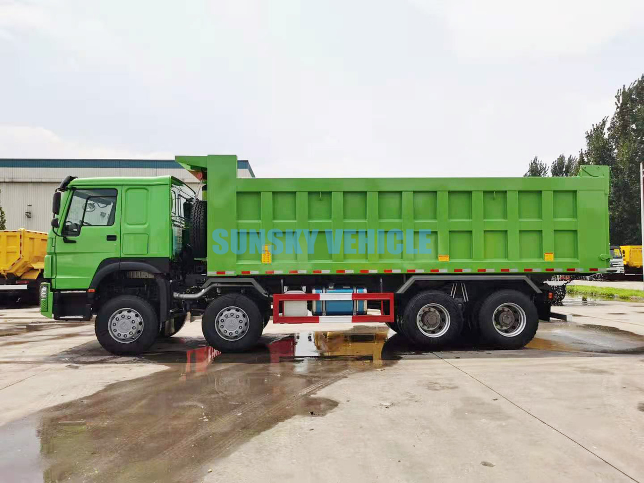 Nieuw Kipper vrachtwagen voor het vervoer van bulkgoederen HOWO Brand New 8X4 400HP Tipper Truck: afbeelding 9