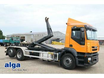 Haakarmsysteem vrachtwagen Iveco AD260S42Y/PS 6x2, Palfinger T20A, Lenk-Lift