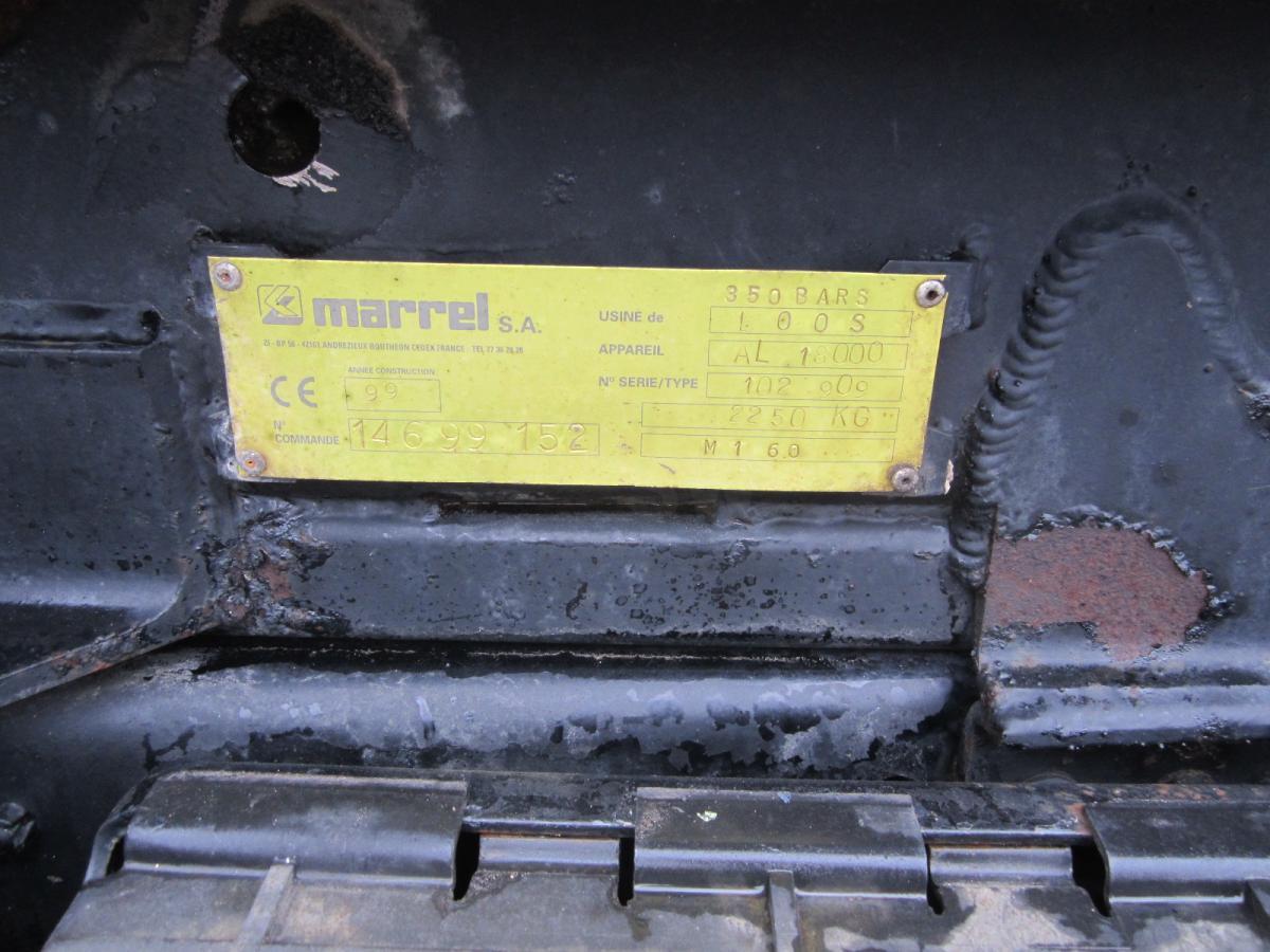 Haakarmsysteem vrachtwagen MAN 27.314