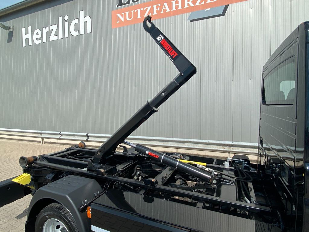 Haakarmsysteem vrachtwagen MAN TGE 5.180|HIAB Multiflift XR 35 + Cont.*3x Sitze