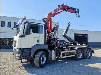 kiespijn Associëren op tijd MAN TGS 33.400 6x4 Euro4 Container kraan HMF 1680 haakarmsysteem vrachtwagen  uit België kopen bij Truck1, ID: 6269901