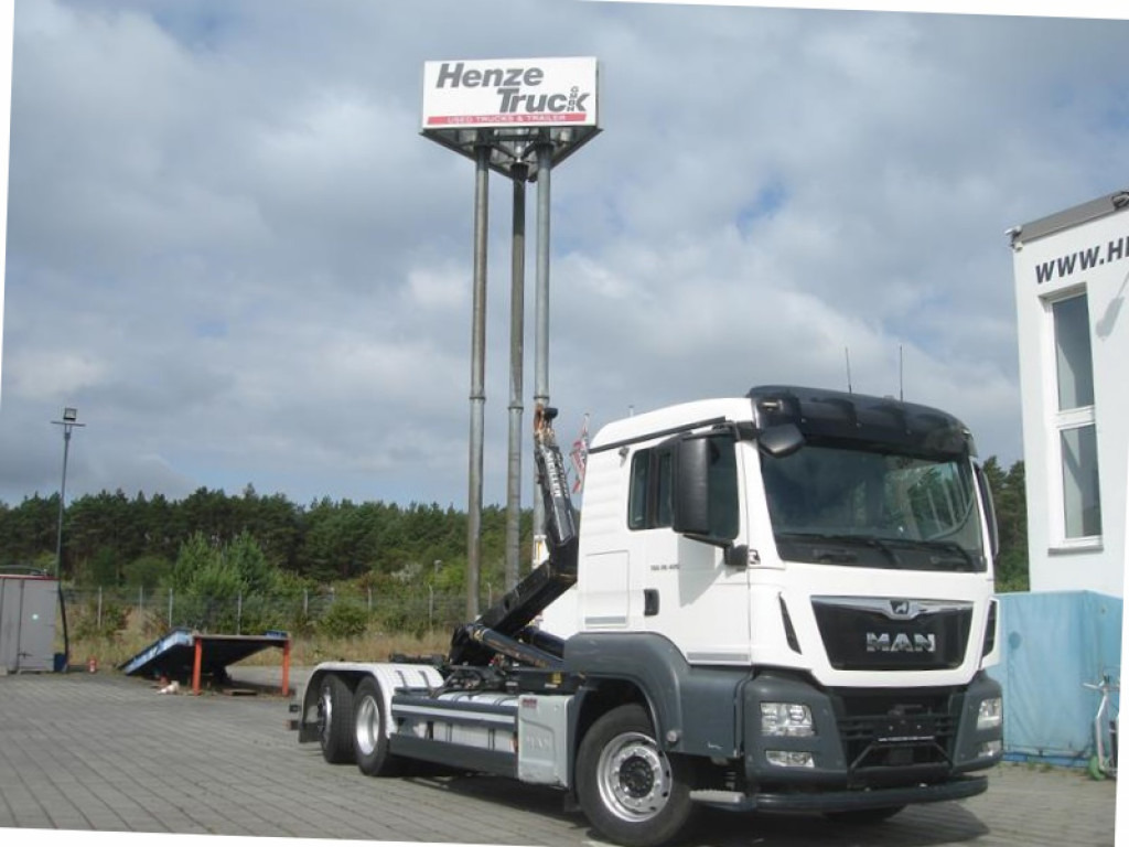 Haakarmsysteem vrachtwagen MAN TG-S 26.420 6x2 Abrollkipper